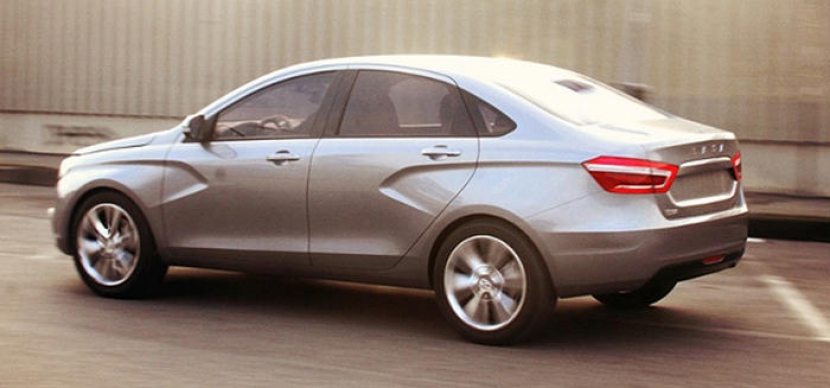 Новый седан Lada Vesta отправили на испытания в Германию