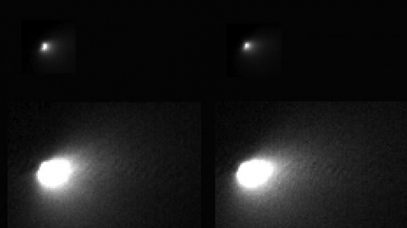 Аппараты NASA провели фотосессию с кометой Siding Spring