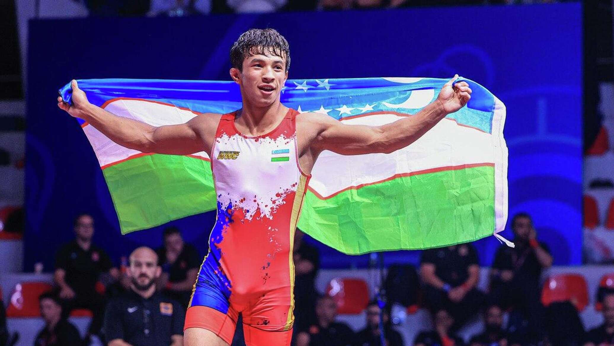 Узбекистанец Алишер Ганиев стал чемпионом Азии по спортивной борьбе