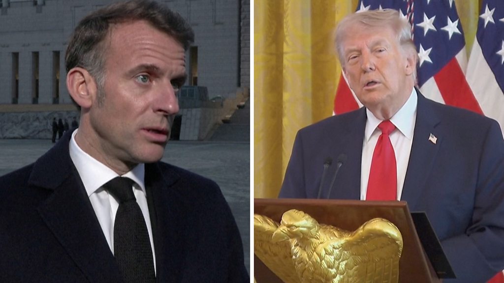Макрон назвал высказывания Трампа о своей семье 'неэлегантными'