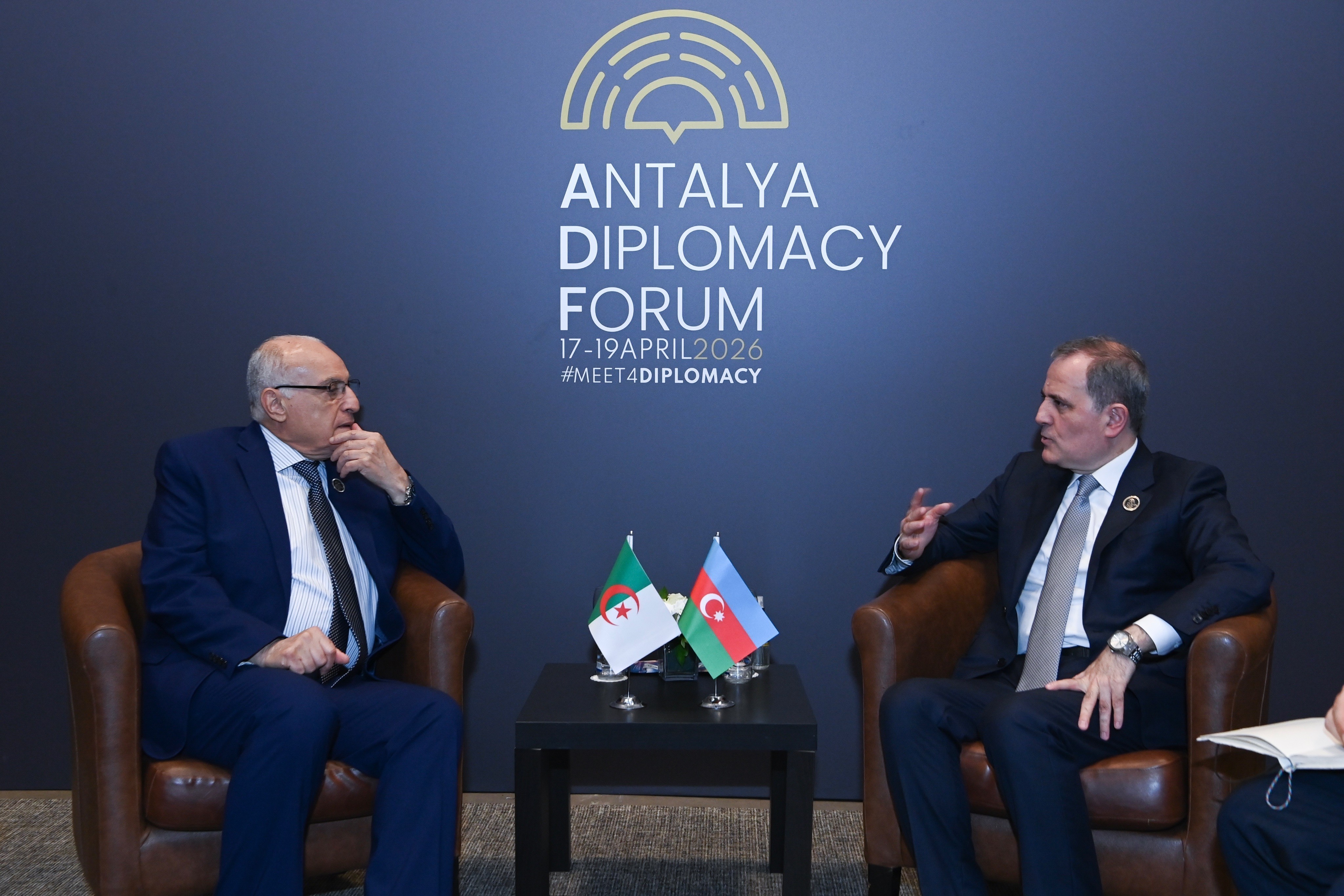 На Анталийском форуме прошла встреча глав МИД Азербайджана и Алжира-ФОТО