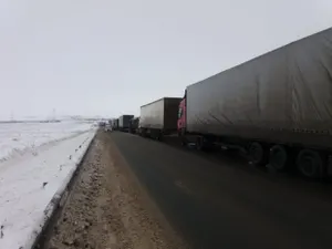 Более 500 фур застряли на границе Казахстана и России