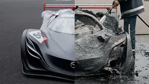 На Top Gear уничтожили уникальный суперкар «Мазда»