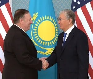 Президент Казахстана принял госсекретаря США