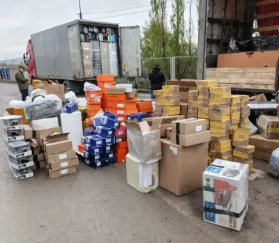 Задержана крупная партия неучтенного товара на КПП «Ак-Тилек автодорожный»